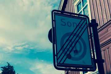 Panneau zone 30 vintage