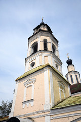 Fototapeta na wymiar Saint Nicholas cathedral in Vladimit town, Russia. Popular landmark. Color photo.