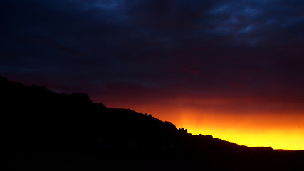 sunset mountain