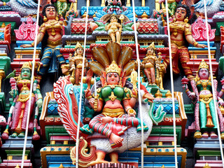 Hindu temple facade