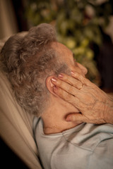 Fototapeta premium Ear pain.