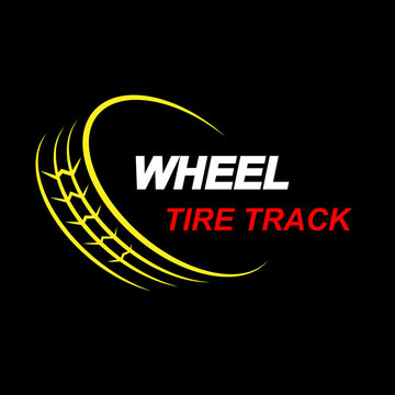 Wheel tire track color