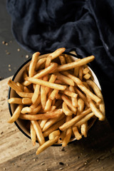 appetizing french fries in a bowl