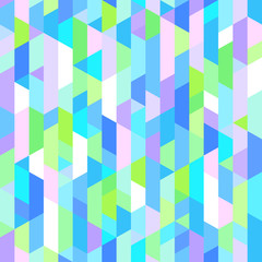 Obraz premium Tile texture. Seamless pattern. Polygonal background. Abstract grid wallpaper. Pretty colors. Print for flyers, posters, t-shirts and textiles. Doodle for design