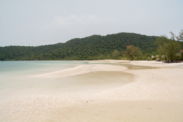 Coast in Koh Rong Island ,Cambodia : March 16 2015 : Koh Rong Island ,Cambodia