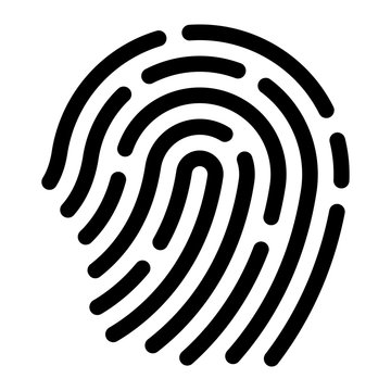 Polizei Icon - Fingerabdruck