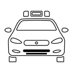 Polizei Icon - Polizeiauto