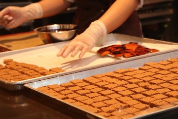 Making to sweet chocolate