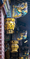 Obraz premium The ancient temple's decoration
