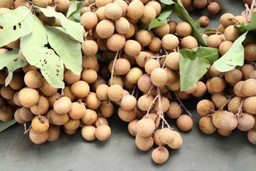 Longan fruit at street food