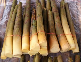 Bamboo shoot at street food