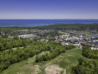 Aerial View Of The Blue Mountains, Ontario canada