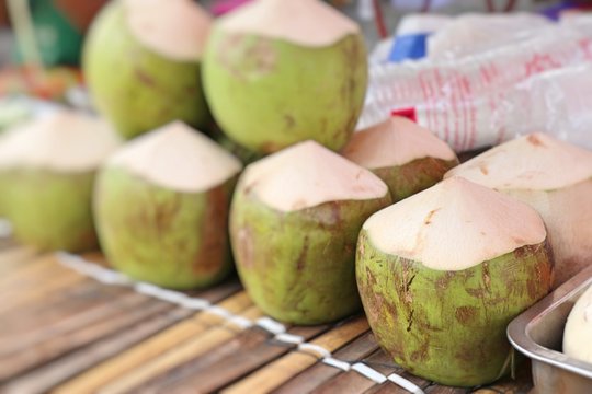 Coconut at street food