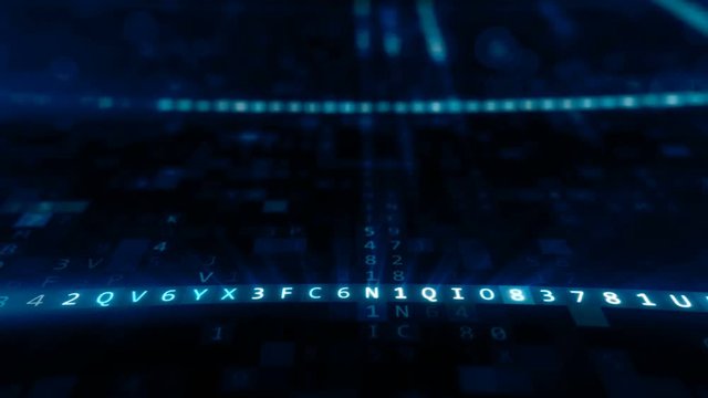 Randomly generated computer hexadecimal machine code