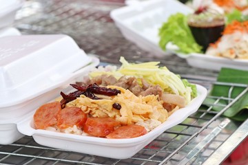Fried rice with shrimp paste
