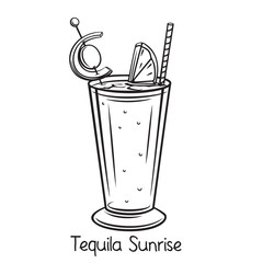 tequila sunrise cocktail