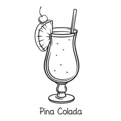 pina colada cocktail