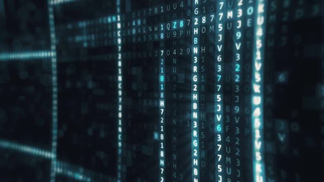 Randomly generated computer hexadecimal machine code