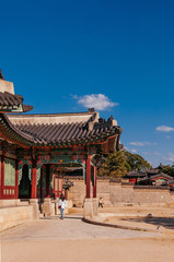 Huijeongdang hall gate of Changdeokgung Palace, Seoul, South Korea