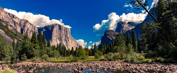 Foto auf Glas Yosemite valley, Yosemite national park © photogolfer