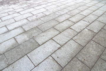 幾何学模様の石敷 - Stone floor of geometric patterns