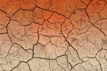 Cracked ground. Dry Earth background. Global warming concept