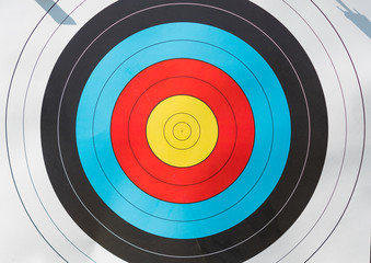 paper target closeup