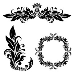 Floral ornamental decorations