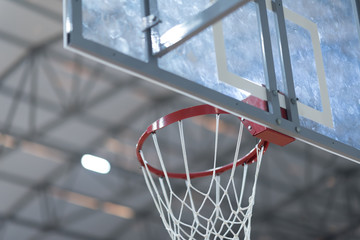Basketball hoop closeup © Mak