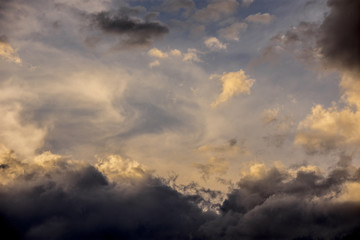 sunset sky close up - texture or background
