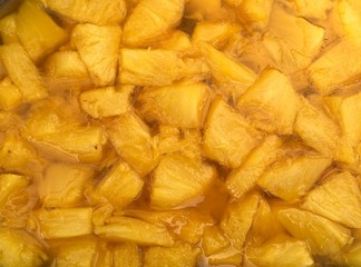 Pineapple pieces sweet