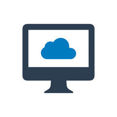 Cloud computing icon