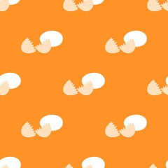 seamless pattern with eggs vector illustration