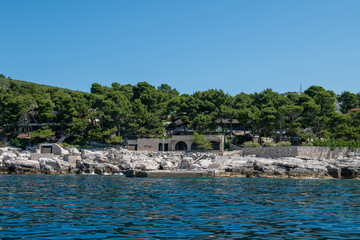 Naklejka premium Croatia, on the Adriatic coast