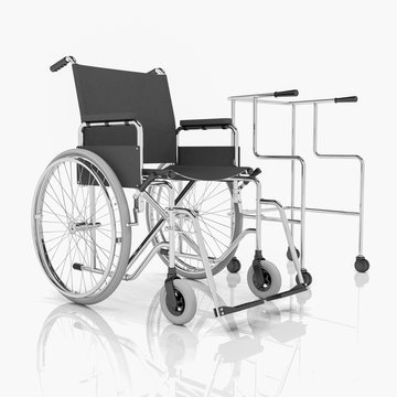 Rollstuhl - Rollator - Gehhilfe