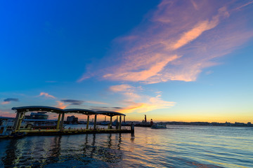 門司港の夕暮れ