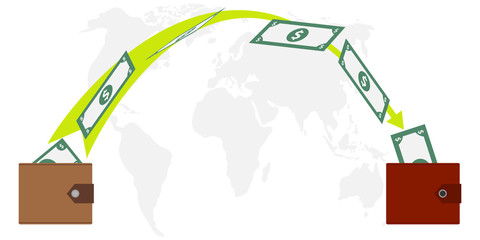 Money transfer to the wallet. Money transfer from your wallet to another purse.