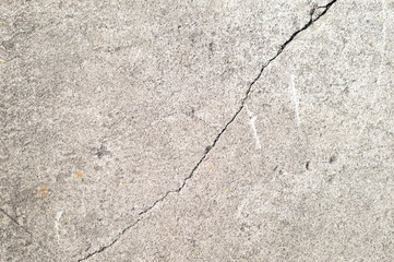 Crack in concrete slab texture