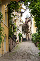 Fototapeta na wymiar The streets of Baden-Baden, Germany. Historical Center