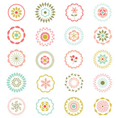 embroidered frames and icons