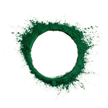 Frame Of Spirulina Powder