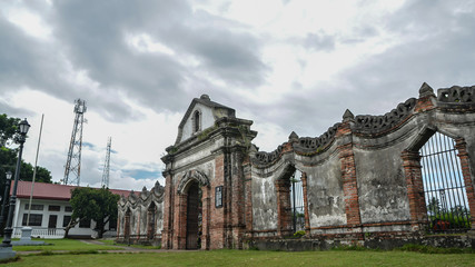 Entrance to the Nagcarlan Underground Cemetery in Nagcarlan, Laguna, Philippines