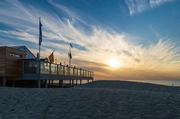 Sonnenuntergang in Renesse