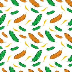 Seamless leaf pattern background for t shirt, pillow, etc