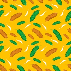Seamless leaf pattern background for t shirt, pillow, etc