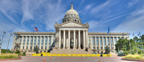 Oklahoma State Capitol (Panorama) - obrazy, fototapety, plakaty