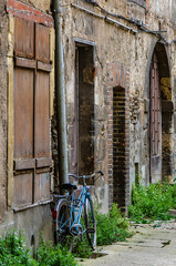 Blue Bicycle alone