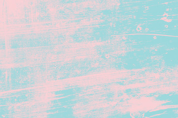 blue and pink hand painted brush grunge background texture	