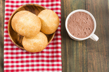 Delicious Colombian almojabanas for breakfast
