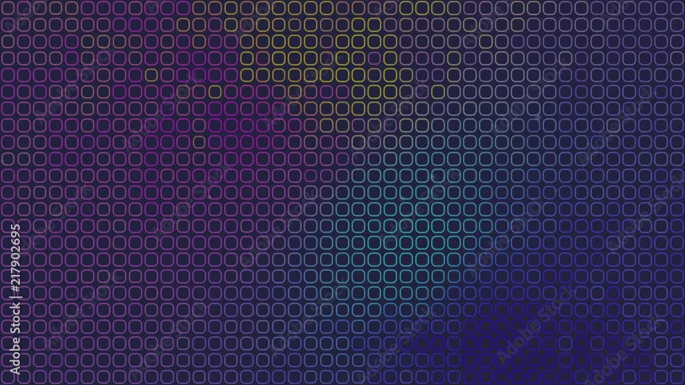 Poster loopable bold color minimal motion graphic background with squares